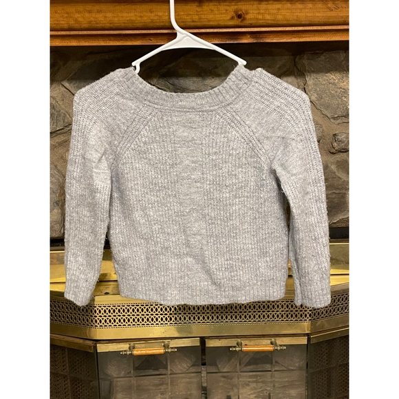 Copper Key Size Small Girls Gray Sweater #L-4-6 - Picture 5 of 6